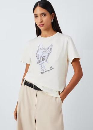 Disney bambi базовая женская футболка оверсайз англия