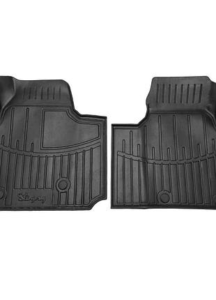 Передні килимки stingray 3d (1-20262, 2 шт) для volkswagen t7 2021- рр