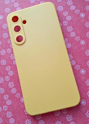 Чехол жёлтый бампер galaxy a 35 3