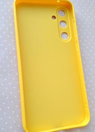 Чехол жёлтый бампер galaxy a 35 2