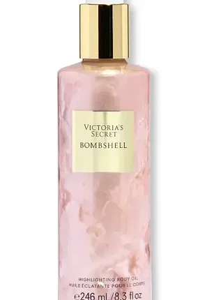Парфюмированная маселка-хайлайтер для тела victoria's secret bombshell highlighting body oil