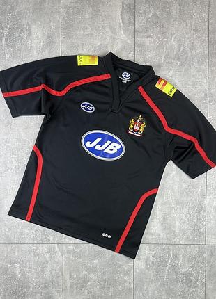 Jjb wigan warriors регбийка футболка спортивная