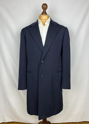 Isaia napoli 100% wool overcoat классическое шерстяное пальто искри наполя италия