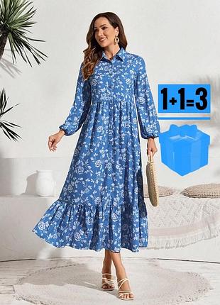 🥰 сукня сорочка в принт shein m