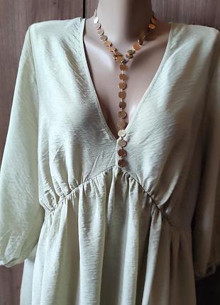 Блуза женская удлиненная h&amp;m pp eur xl вискоза