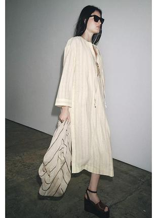 Лляна сукня zara