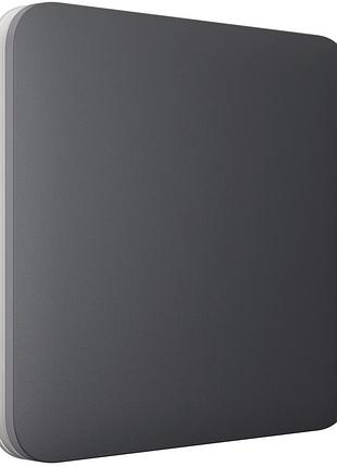 Вимикач ajax lightswitch 1-клавішний сенсорний графітовий для автоматизації освітлення дому