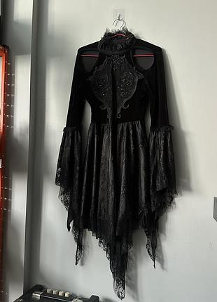 Готична сукня welvet witch dress