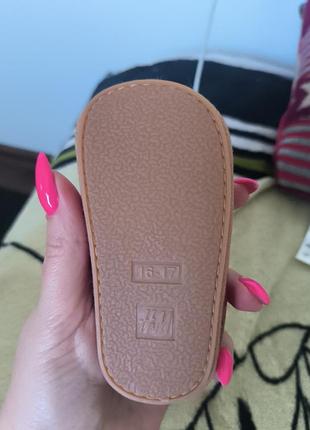 Балетки 3-6 мес h&amp;m 4