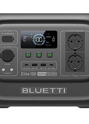 Зарядная станция bluetti elite 100 v2, 1800 вт, 1024 вт*ч