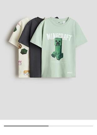 Футболка для хлопчика h&m minecraft