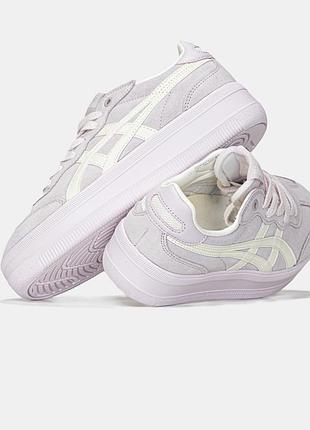 Женские кроссовки asics onitsuka tiger tokuten pink beige platform