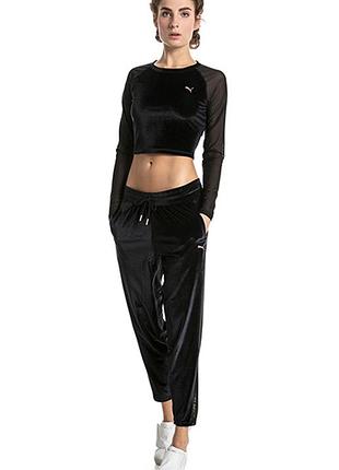 Кроп топ puma  puma explosive ls crop velvet