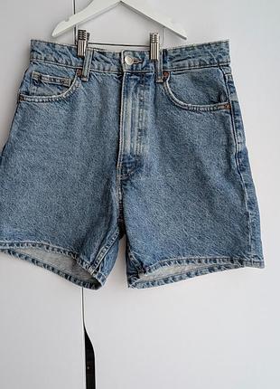 Шорты женские мом fit zara