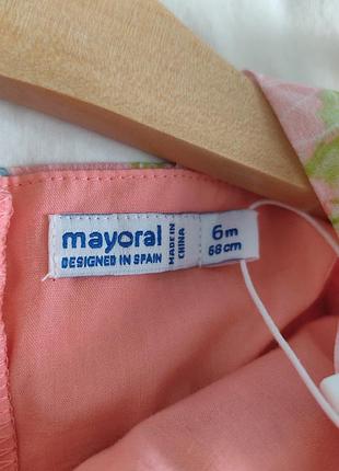 Платье mayoral на девочку 6 мес 6
