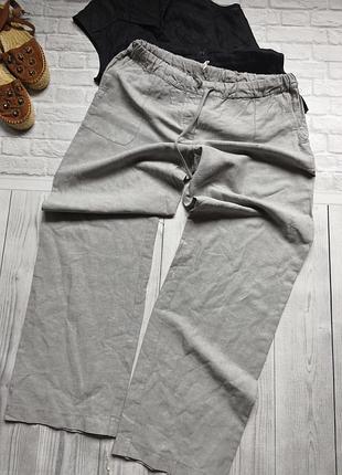 Штаны на резинке льоновые esprit
