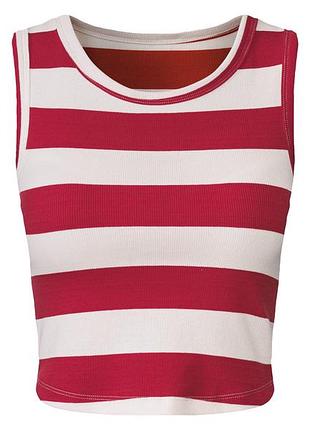 Топ в рубчик для женщины esmara lycra® 442561-3 s комбинированный
