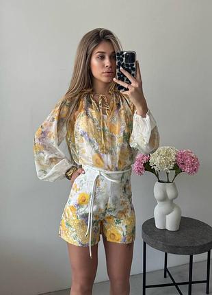 Жіночий люксовий костюм сорочка + шорти z|mmеrmаn