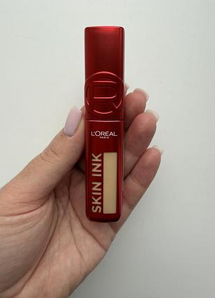 L’oréal skin ink тональний крем, матуючий фіксуючий тональний відтінок 40 warm
