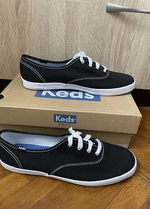 Жіночі кеди фірми keds ,текстиль чорного кольору,розмір 10