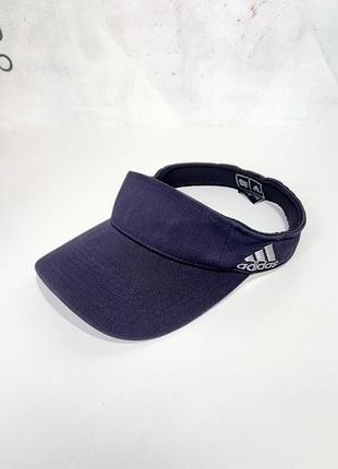 Козирок бавовняний  adidas   синій чоловічий/ жіночий