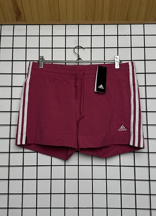 Жіночі спортивні шорти adidas essentials 3-stripes shorts (оригінал з бирками) | розмір l