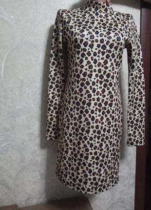 Платье с леопардовым принтом jennyfer3 фото