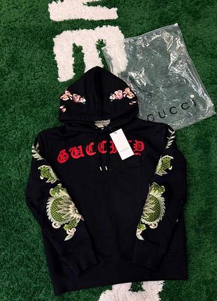 ❤ gucci x stone island hoodie