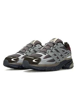 Чоловічі кросівки adidas adistar cushion x song for the mute grey khaki silver, натуральна замша, наскрізна сітка