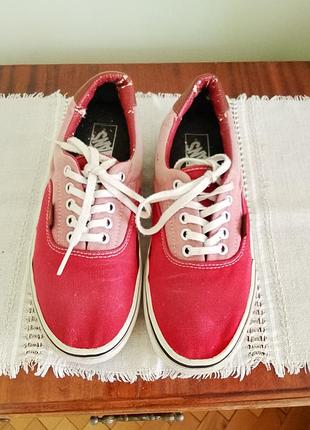 Рожеві кеди vans оригінал