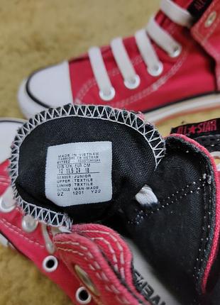 Кеды высокие детские converse 28р 7