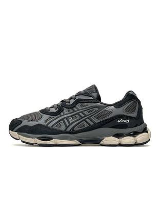 🐆 мужские кроссовки asics gel-nyc grey