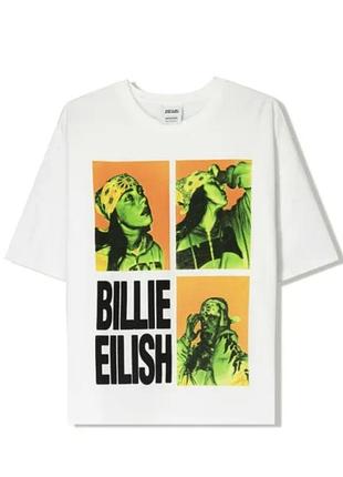 ​🎧 стильный оверсайз: хлопковая футболка bershka x billie eilish 🎧
