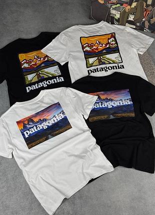 Футболки patagonia з яскравими логотипами😍