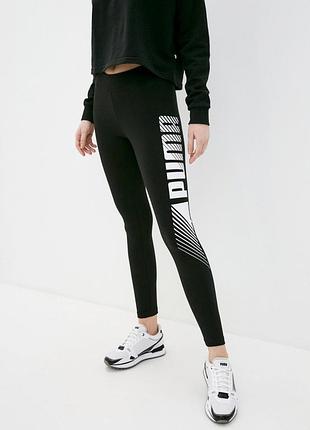 Спортивні підліткові легінси puma essentials graphic