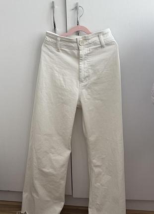 Білі джинси zara