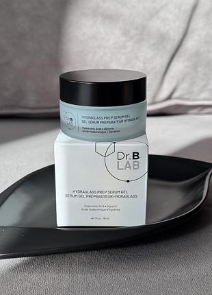 Зволожувальний гель-сироватка для обличчя dr. brandt dr. b lab hydraglass prep serum gel 30 мл