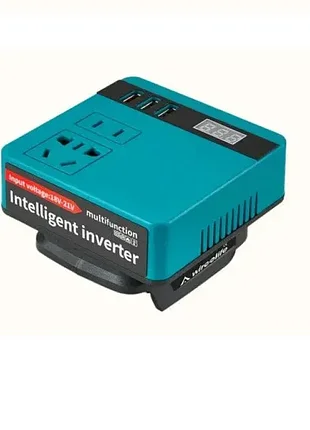 Аккумуляторный инвертор напряжения (без аккумулятора) dc 18-21v на 220v 120w