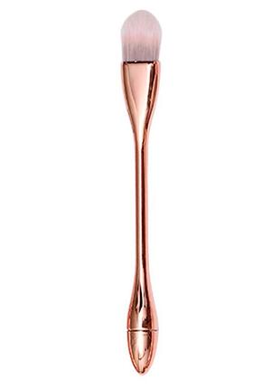 Пензель для нанищення масок і глини plump mask rose gold