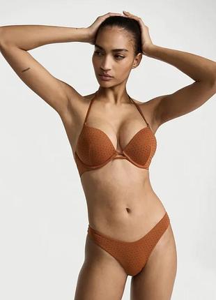 Купальник зі стразами push up victoria’s secret оригінал розмір 32в+s