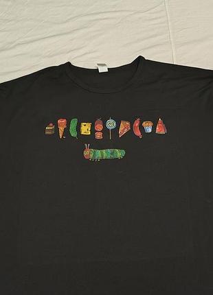 Vintage -the very hungry caterpillar - мужская большая стильная футболка - очень голодная гусеница - xxxl