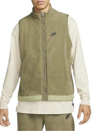 Іжилетка nike club+ flc winter vest green