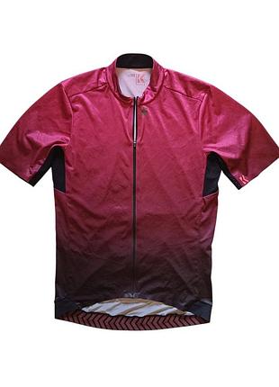 Велоджерсі kalf flux print men's sleeve jersey purple (xl/xxl)