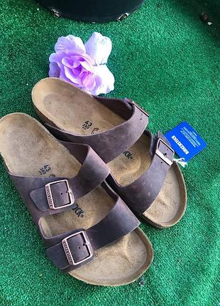 Birkenstock оригинал шлопанці  шкіра 3