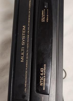 Jvc vhs видеомагнитофон/видеоплеер multi system 6