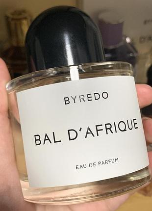 Парфуми розпив ( оригінал) byredo bal d'afrique — eau de parfum. оригінальна парфумерія.