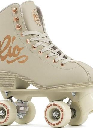 Ролики квади rio roller rose cream 41 розмір