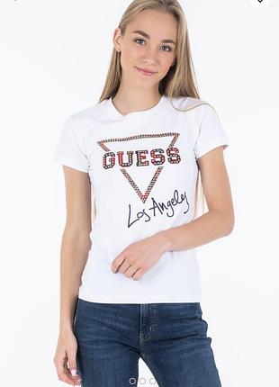 Футболка guess оригінал s біла лого