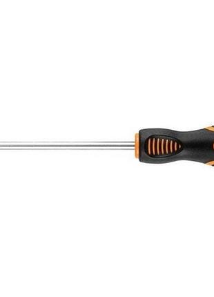 Отвертка neo tools 04-175 плоский шлиц 6.5х150 мм/crv/slotted