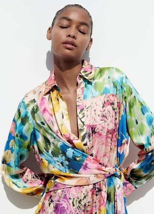 Комбінезон zara плотний сатин атлас